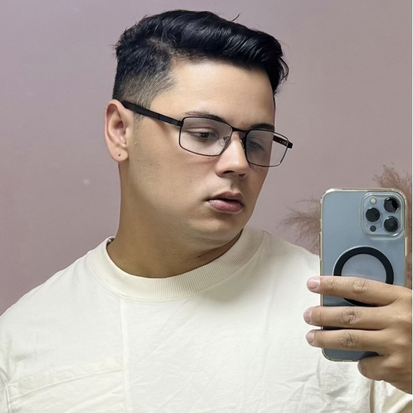 Armação de Óculos 81007 Quadrado Preto